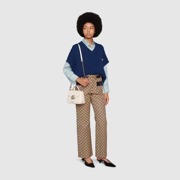 gg marmont mini top handle bag
