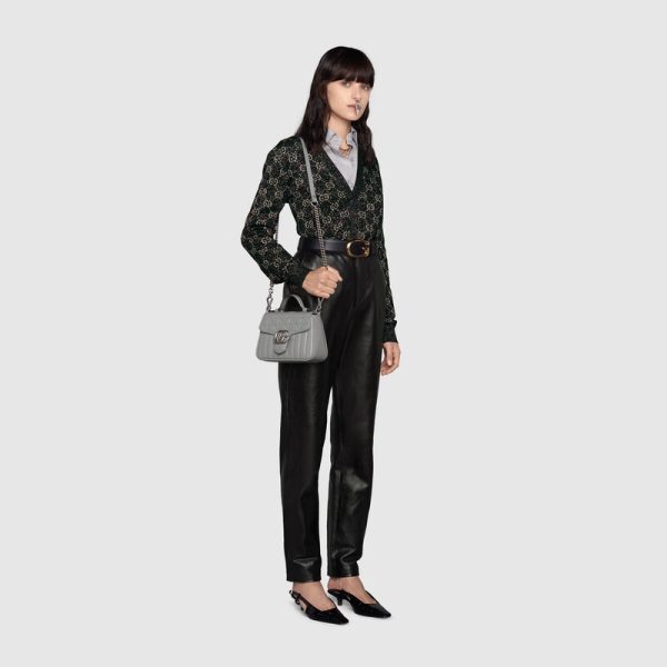 gg marmont mini top handle bag
