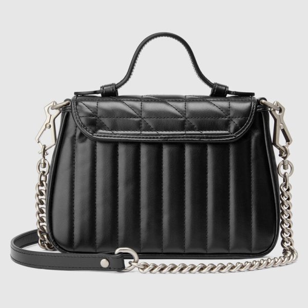 gg marmont mini top handle bag
