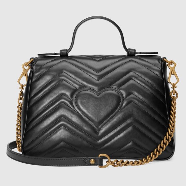 gg marmont small top handle bag