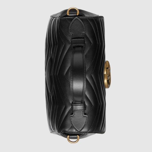 gg marmont small top handle bag