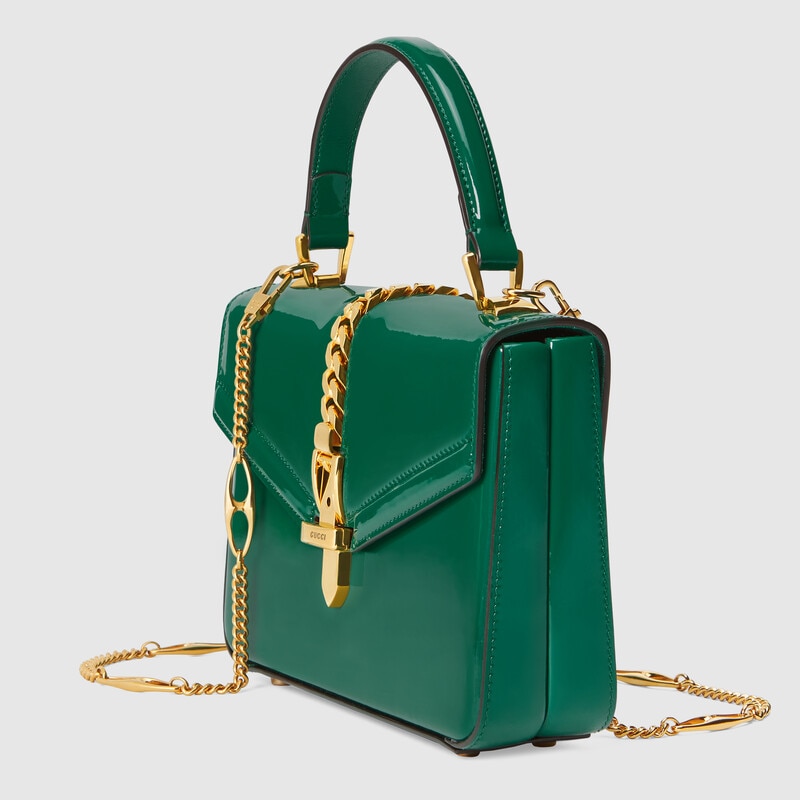 sylvie 1969 patent leather mini top handle bag sylvie 1969 patent leather mini top handle bag