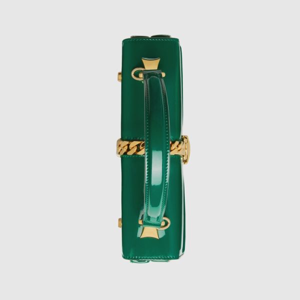 sylvie 1969 patent leather mini top handle bag
