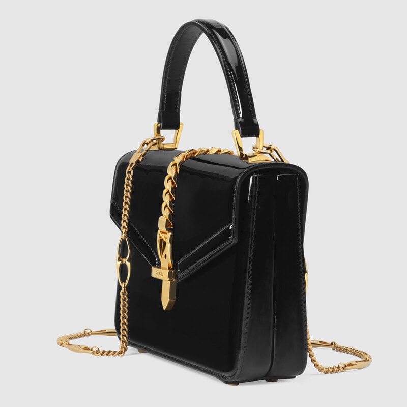 sylvie 1969 patent leather mini top handle bag sylvie 1969 patent leather mini top handle bag