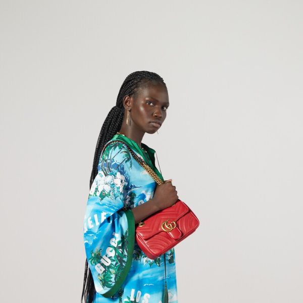gg marmont matelassé mini bag