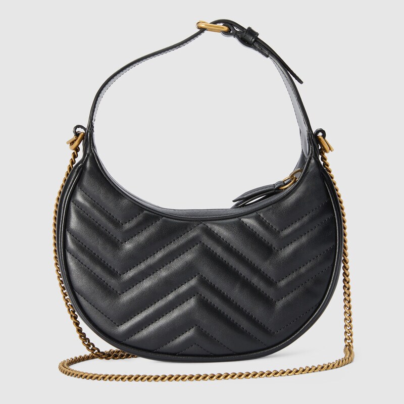 gg marmont half moon shaped mini bag gg marmont half moon shaped mini bag