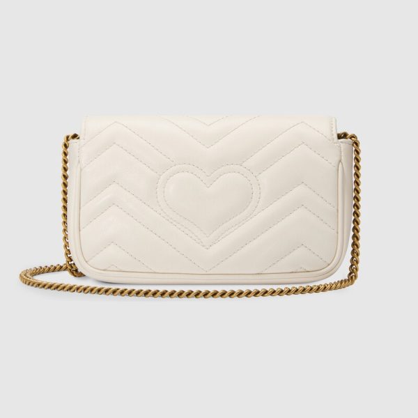 gg marmont matelassé leather super mini bag