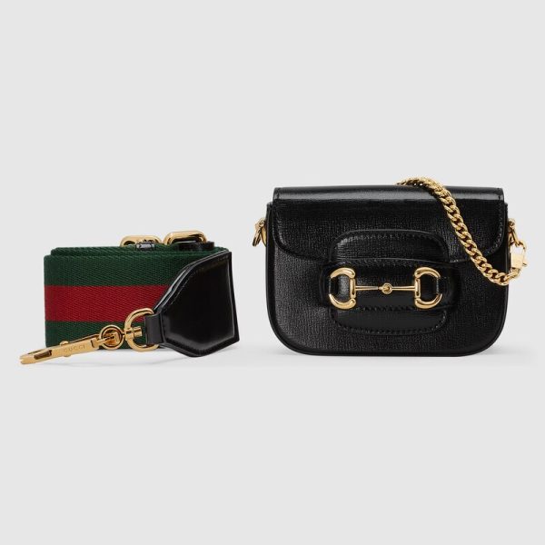 gucci horsebit 1955 strap wallet