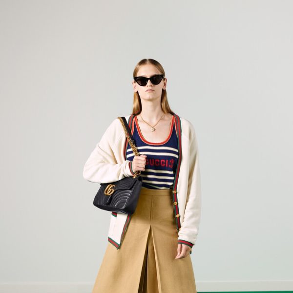 gg marmont medium matelassé shoulder bag