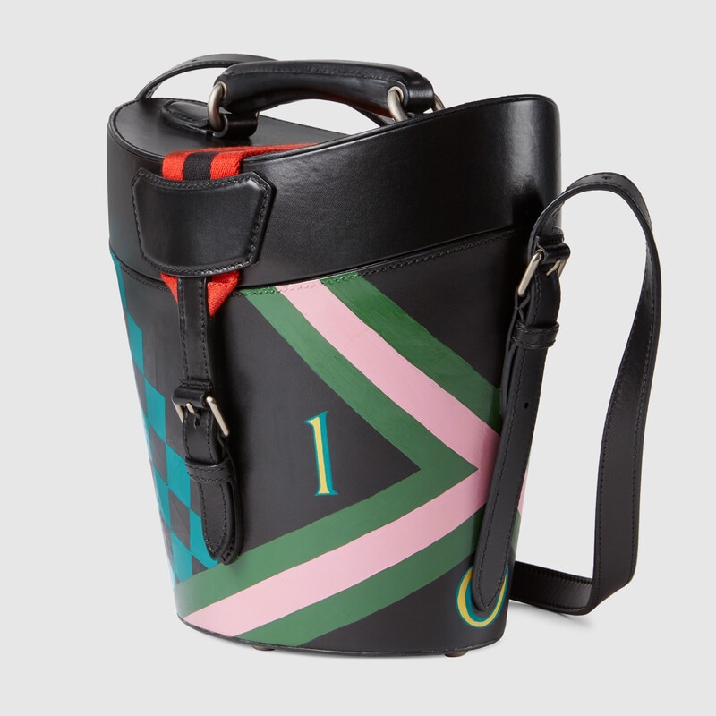 bucket bag with geometric print bucket bag with geometric print