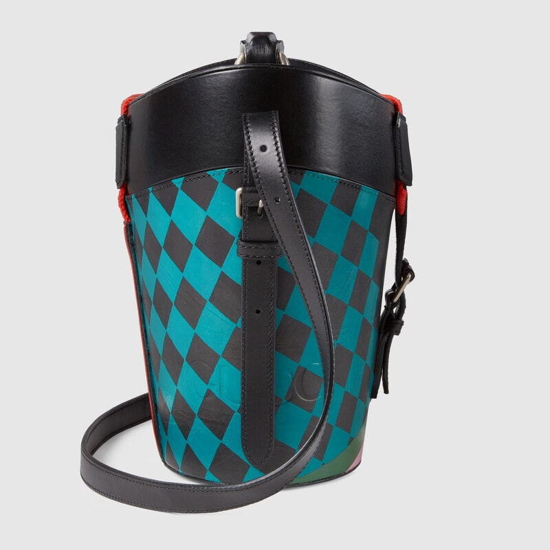 bucket bag with geometric print bucket bag with geometric print
