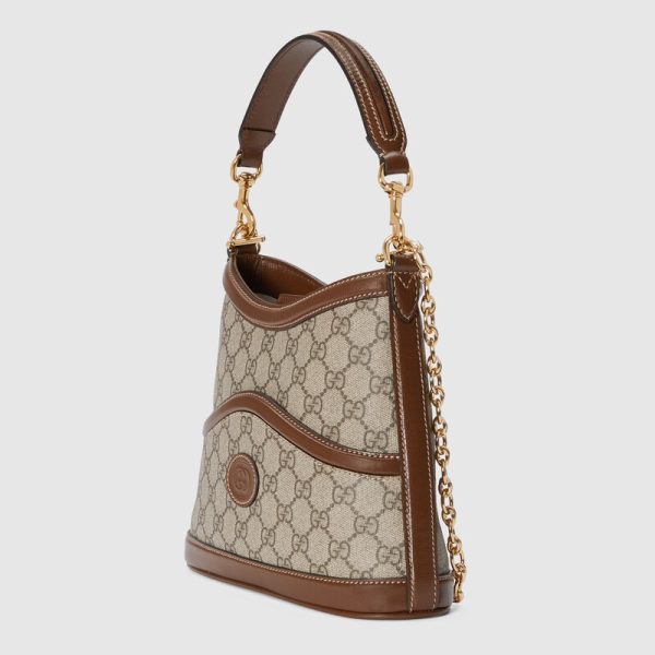 large shoulder bag with interlockingg