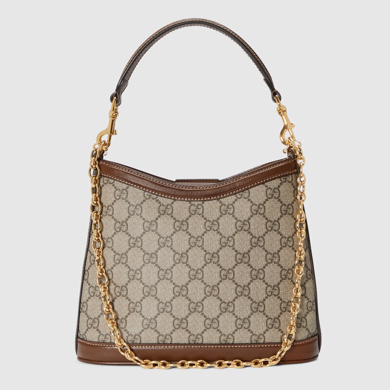 large shoulder bag with interlockingg large shoulder bag with interlockingg