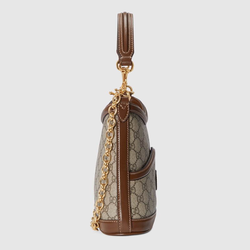 large shoulder bag with interlockingg large shoulder bag with interlockingg