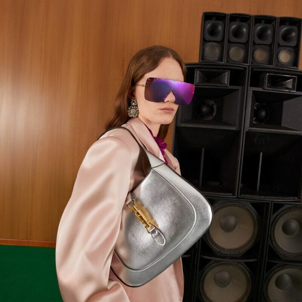 jackie 1961 small lamé shoulder bag