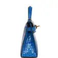 hermès kelly sellier 20 bleu zellige shiny alligator gold hardware hermès kelly sellier 20 bleu zellige shiny alligator gold hardware