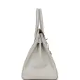 hermès special order (hss) birkin 30 gris perle verso chevre brushed palladium hardware hermès special order (hss) birkin 30 gris perle verso chevre brushed palladium hardware