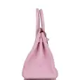 hermès birkin 30 mauve sylvestre clemence palladium hardware hermès birkin 30 mauve sylvestre clemence palladium hardware
