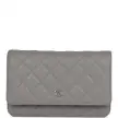 chanel wallet on chain woc grey caviar light gold hardware chanel wallet on chain woc grey caviar light gold hardware