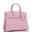 hermès birkin 30 mauve sylvestre clemence palladium hardware hermès birkin 30 mauve sylvestre clemence palladium hardware