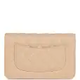 chanel wallet on chain woc beige caviar silver hardware chanel wallet on chain woc beige caviar silver hardware