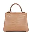 hermès kelly retourne 25 chai matte alligator gold hardware hermès kelly retourne 25 chai matte alligator gold hardware