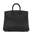 hermès birkin 25 black ostrich palladium hardware hermès birkin 25 black ostrich palladium hardware