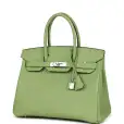 hermès birkin 30 vert criquet epsom palladium hardware hermès birkin 30 vert criquet epsom palladium hardware