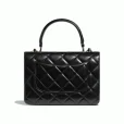 chanel lambskin & gold tone metal black chanel lambskin & gold tone metal black