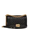 chanel medium boy bag black caviar antique gold hardware chanel medium boy bag black caviar antique gold hardware