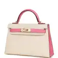 hermès special order (hss) kelly sellier 20 nata and rose azalee epsom permabrass hardware hermès special order (hss) kelly sellier 20 nata and rose azalee epsom permabrass hardware
