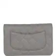 chanel wallet on chain woc grey caviar light gold hardware chanel wallet on chain woc grey caviar light gold hardware