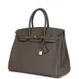 hermès birkin 35 gris etain togo gold hardware hermès birkin 35 gris etain togo gold hardware