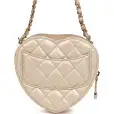 chanel cc in love heart clutch with chain gold lambskin light gold chanel cc in love heart clutch with chain gold lambskin light gold