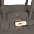 hermès birkin 30 gris meyer togo rose gold hardware hermès birkin 30 gris meyer togo rose gold hardware