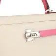 hermès special order (hss) kelly sellier 25 nata and rose azalee epsom palladium hardware hermès special order (hss) kelly sellier 25 nata and rose azalee epsom palladium hardware