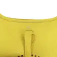 hermès evelyne tpm lime clemence palladium hardware hermès evelyne tpm lime clemence palladium hardware