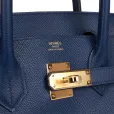 hermès birkin 30 bleu saphir epsom gold hardware hermès birkin 30 bleu saphir epsom gold hardware