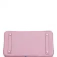 hermès birkin 30 mauve sylvestre clemence palladium hardware hermès birkin 30 mauve sylvestre clemence palladium hardware