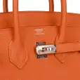 hermès birkin 25 orange togo palladium hardware hermès birkin 25 orange togo palladium hardware