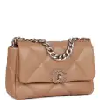 chanel medium 19 flap bag beige calfskin mixed hardware chanel medium 19 flap bag beige calfskin mixed hardware