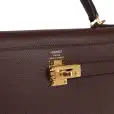 hermès kelly sellier 25 rouge sellier epsom gold hardware hermès kelly sellier 25 rouge sellier epsom gold hardware
