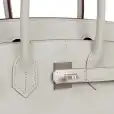hermès special order (hss) birkin 30 gris perle verso chevre brushed palladium hardware hermès special order (hss) birkin 30 gris perle verso chevre brushed palladium hardware