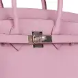 hermès birkin 30 mauve sylvestre clemence palladium hardware hermès birkin 30 mauve sylvestre clemence palladium hardware