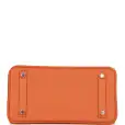 hermès birkin 25 orange togo palladium hardware hermès birkin 25 orange togo palladium hardware