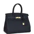 hermès birkin 30 bleu nuit togo gold hardware hermès birkin 30 bleu nuit togo gold hardware