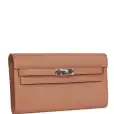 hermès kelly wallet to go quebracho chevre palladium hardware hermès kelly wallet to go quebracho chevre palladium hardware