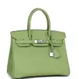 hermès birkin 30 vert criquet epsom palladium hardware hermès birkin 30 vert criquet epsom palladium hardware