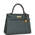hermès kelly sellier 25 bleu orage epsom gold hardware hermès kelly sellier 25 bleu orage epsom gold hardware