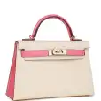 hermès special order (hss) kelly sellier 20 nata and rose azalee epsom permabrass hardware hermès special order (hss) kelly sellier 20 nata and rose azalee epsom permabrass hardware